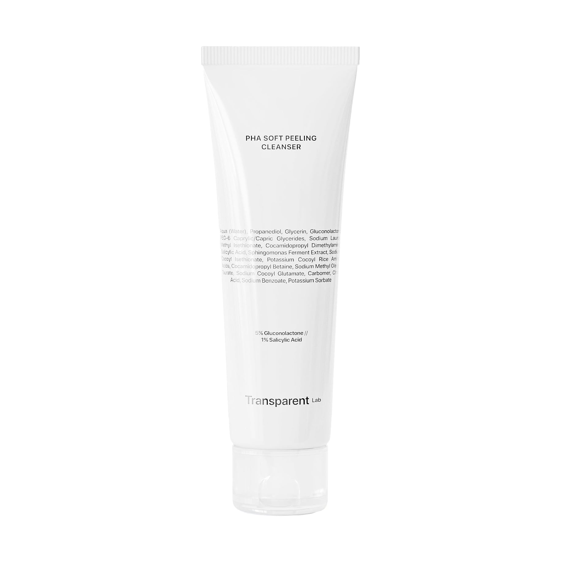 Мультикислотний очищувальний пілінг для обличчя Transparent Lab PHA Soft Peeling Cleanser, 150 мл